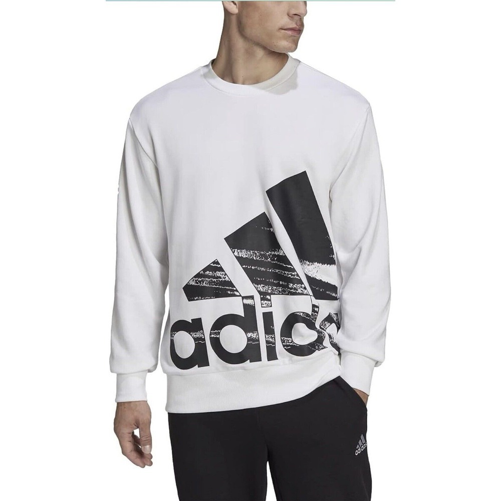 Adidas Mens Essentials Brandlove Sweatshirt French Terry 2XL